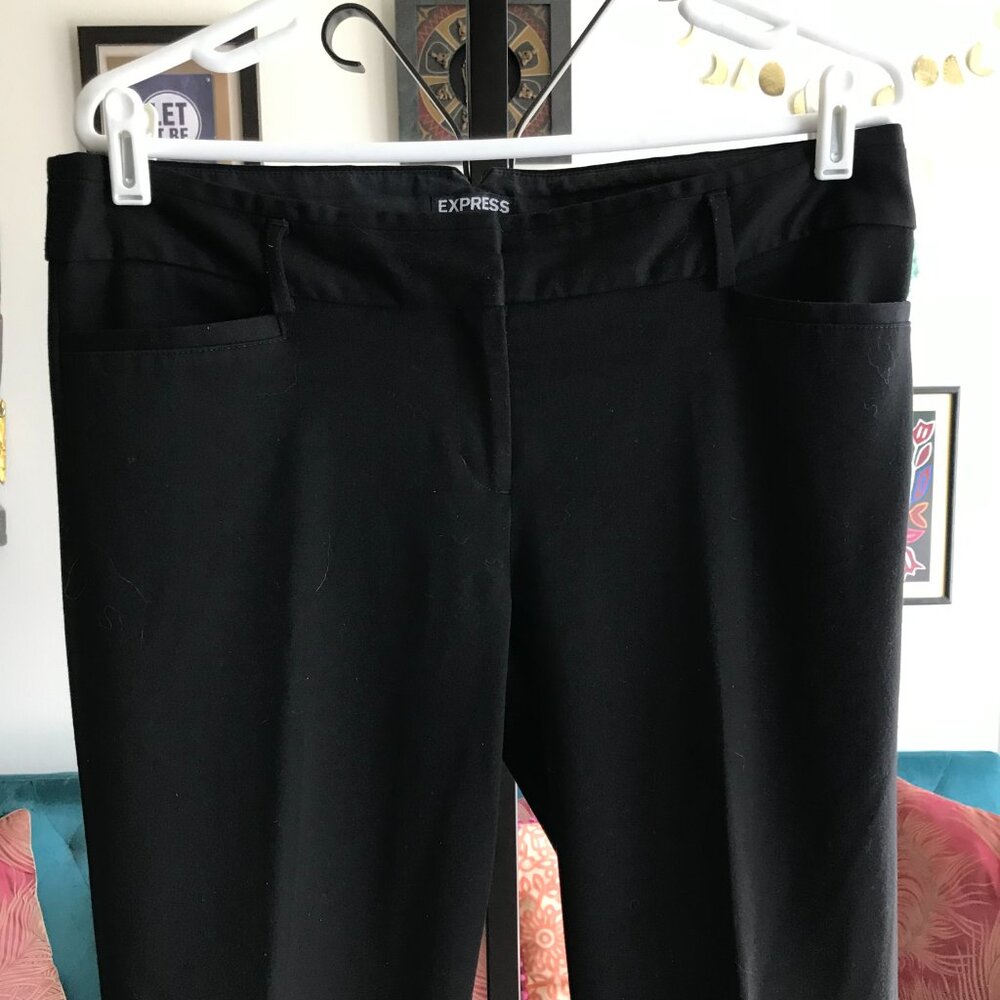 Express Columnist Size 10r Stretch Black Columnis… - image 2